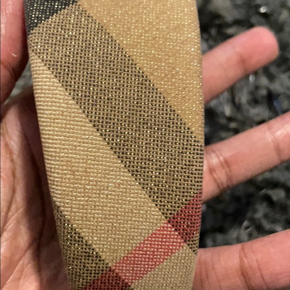 Burberry metallic/shimmer headband Authentic - Picture 4 of 17